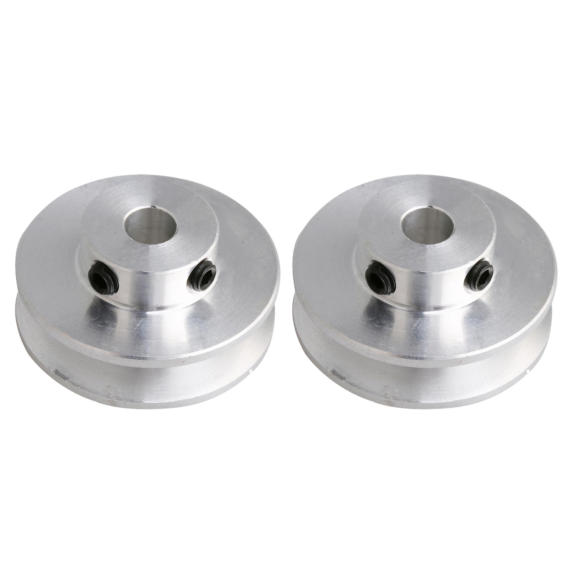 2Pcs Single Groove Pulley 31mm Diameter 6mm Hole for Drilling Machine