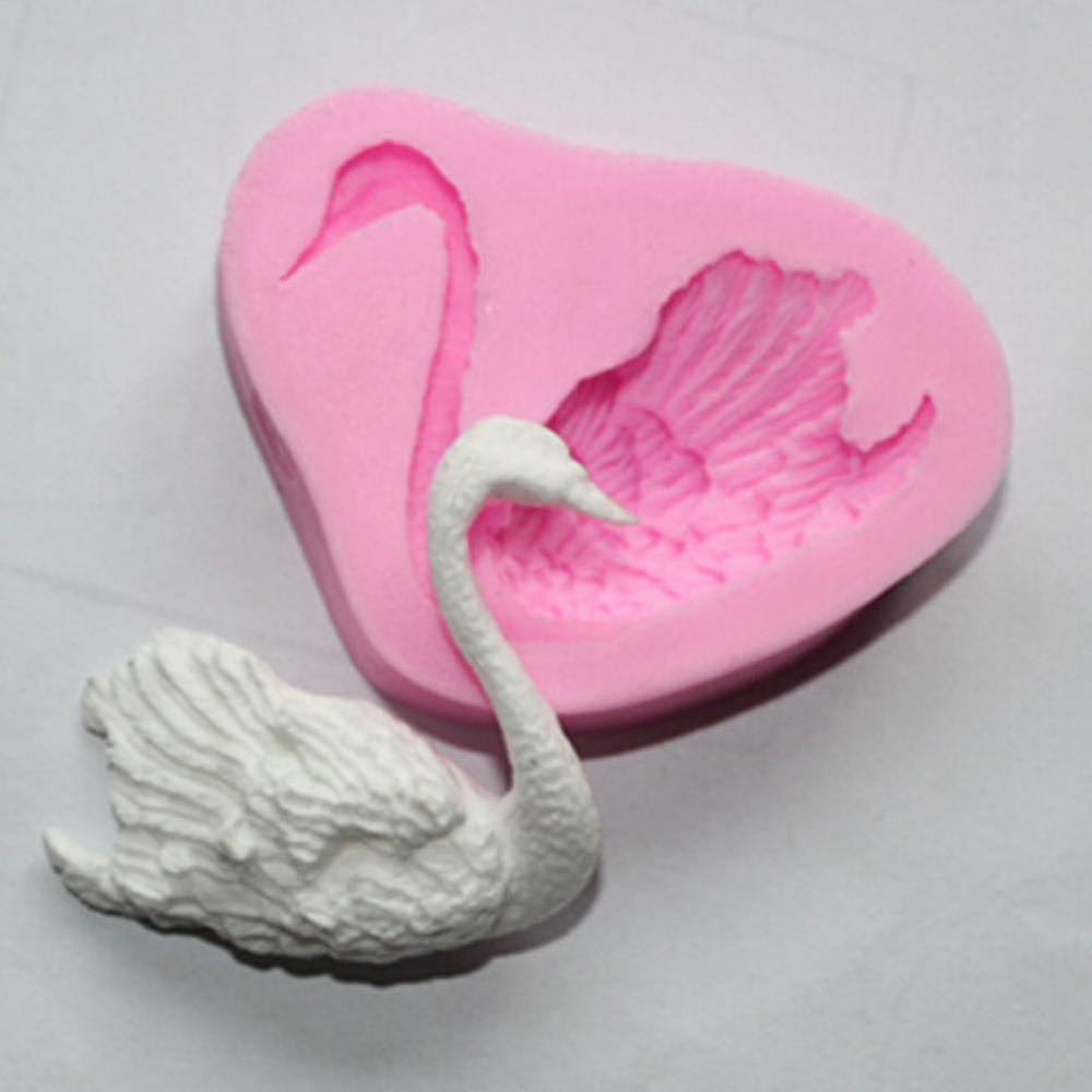 Cake Pans Molds Three-dimensional Swan Shape Silicone Mold