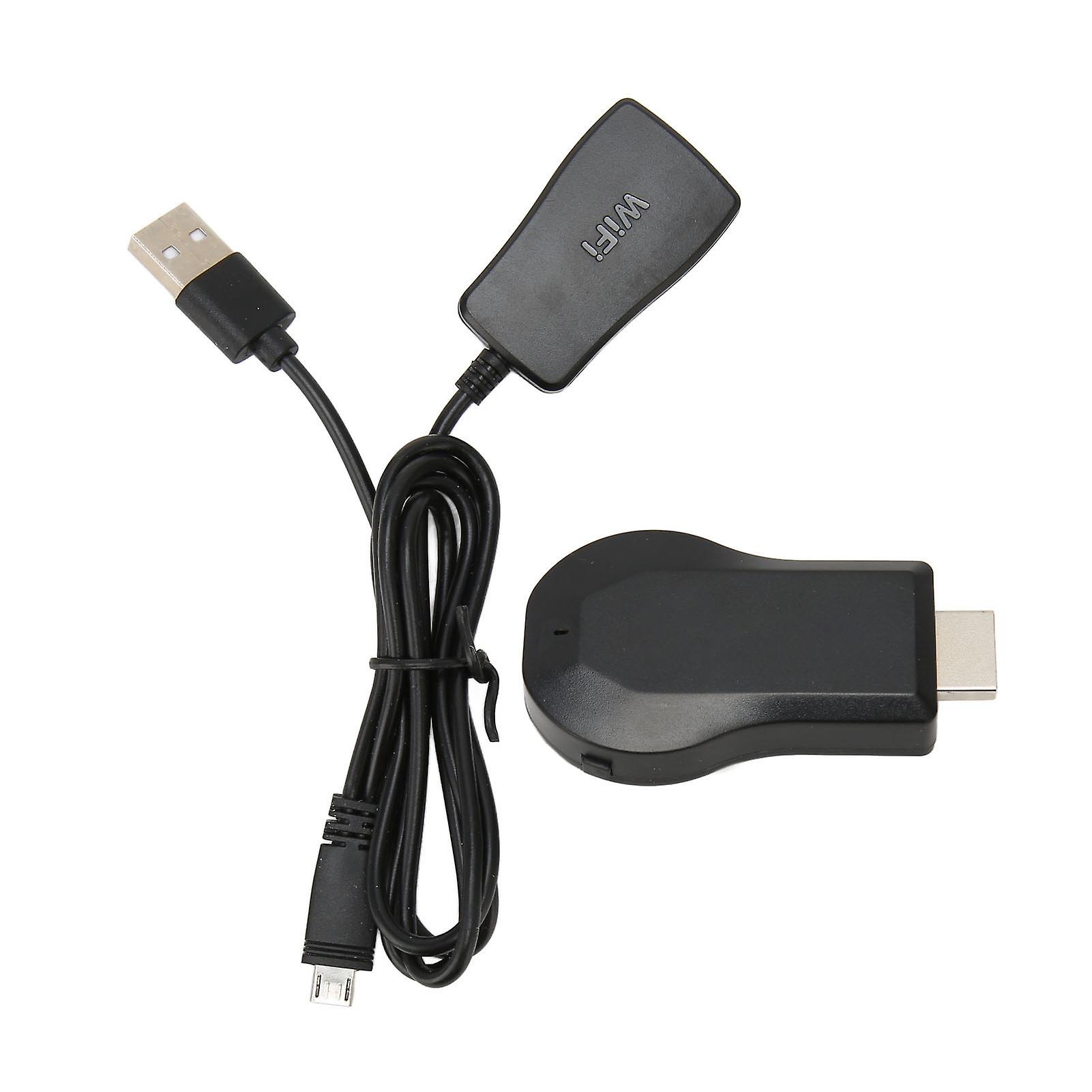 Wireless Display Adapter Dongle WiFi 1080P HD Multimedia Interface Display Adapter Mobile Screen Mirroring Receiver 