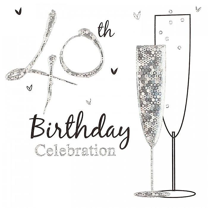 40th Birthday Invitations (Pack of 6)