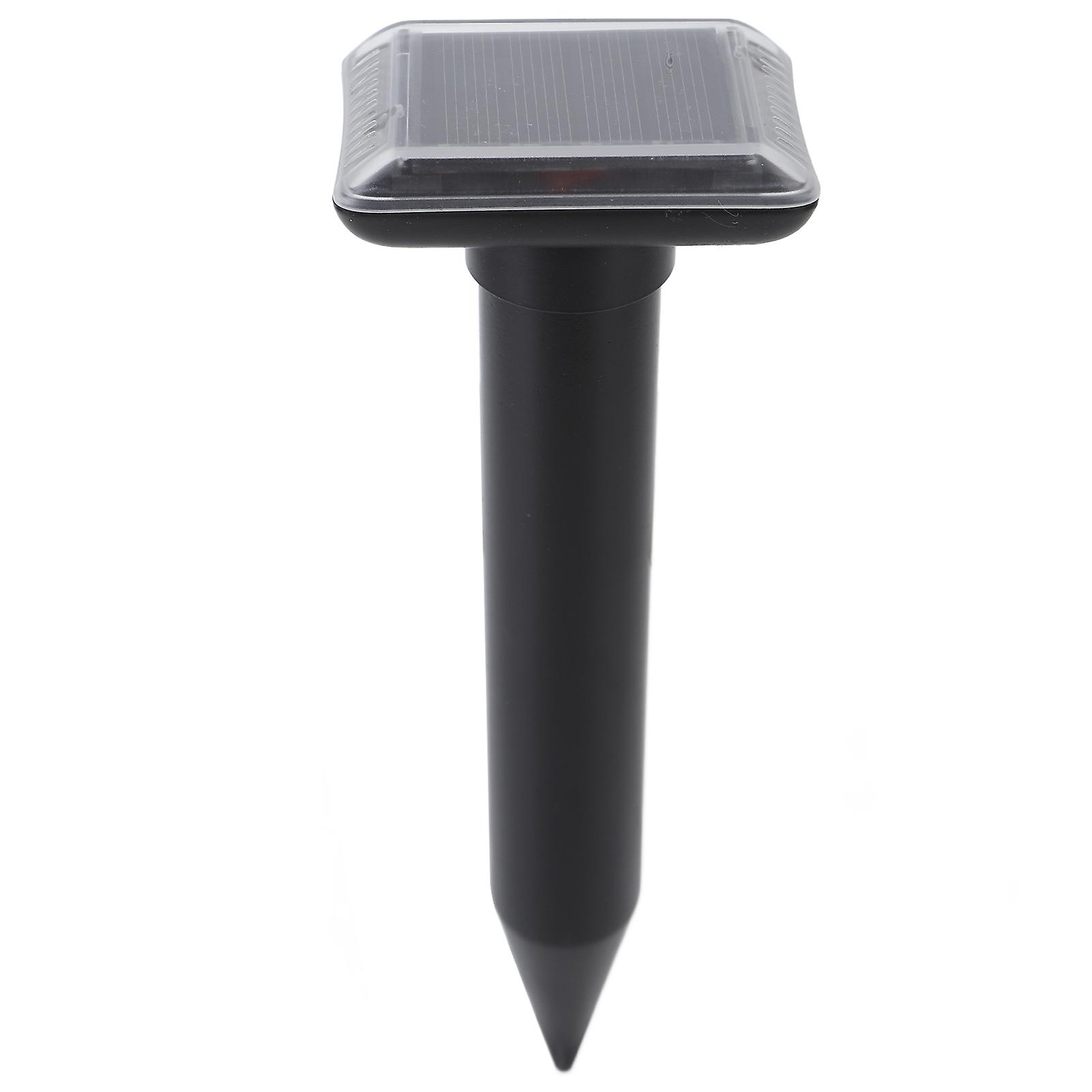 Solar Mole Repeller IP66 Waterproof Ultrasonic Rodent Repeller Snake Gophers Vole Repellent for Garden Orchard Farm