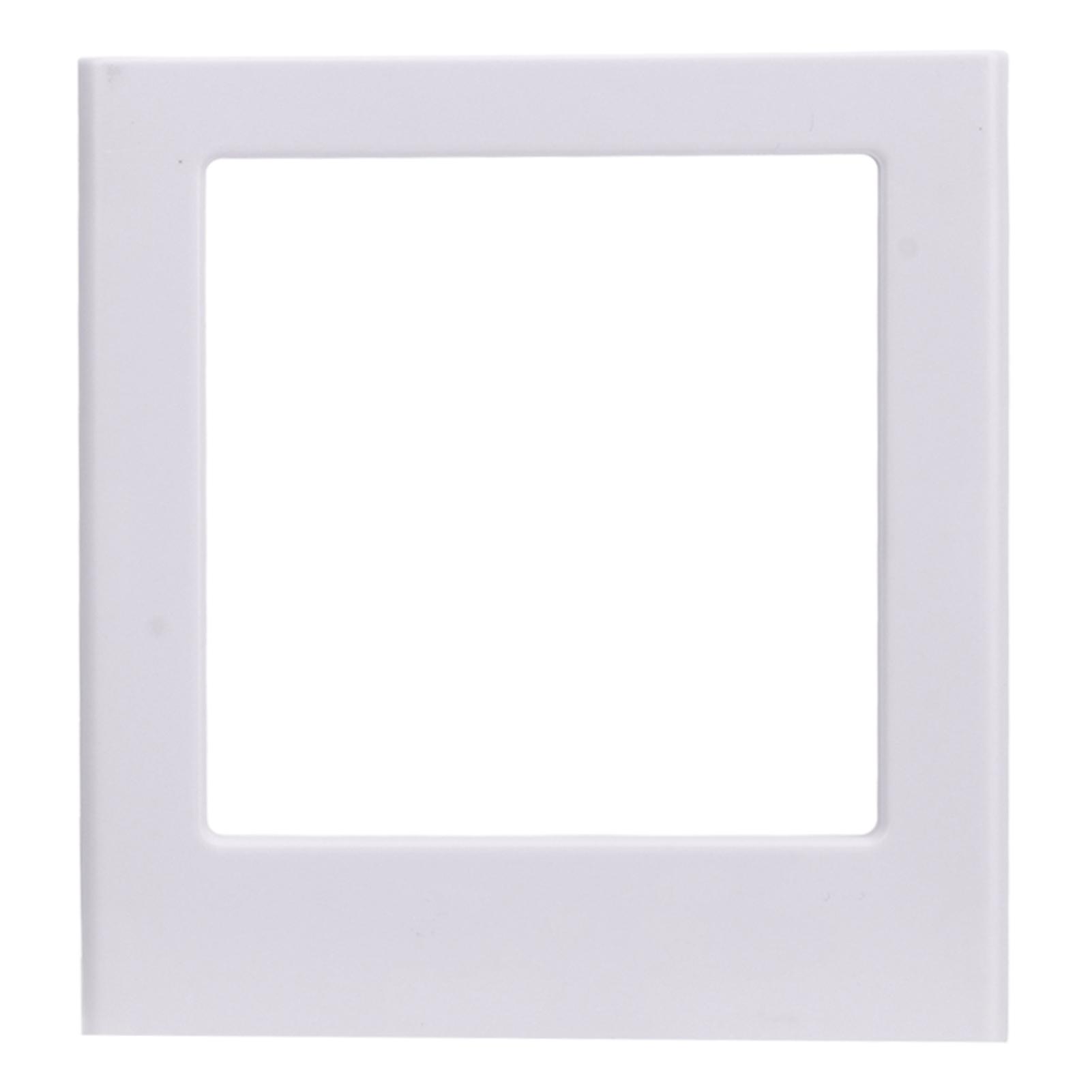 Double-Sided Pocket Magnetic Photo Frame for Refrigerator, Compatible with Fujifilm Instax Square, White