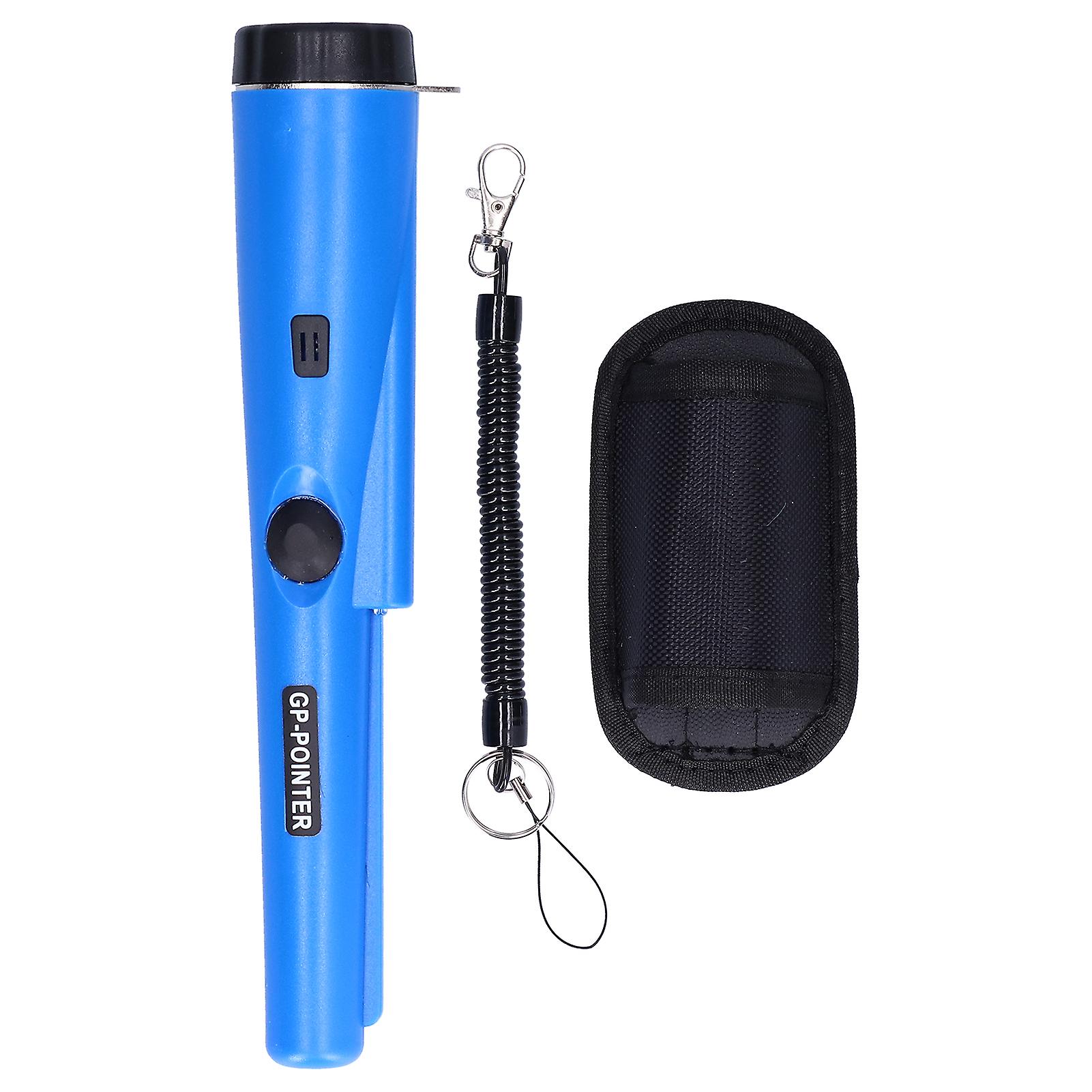 Blue Waterproof Handheld Metal Detector with LED Light