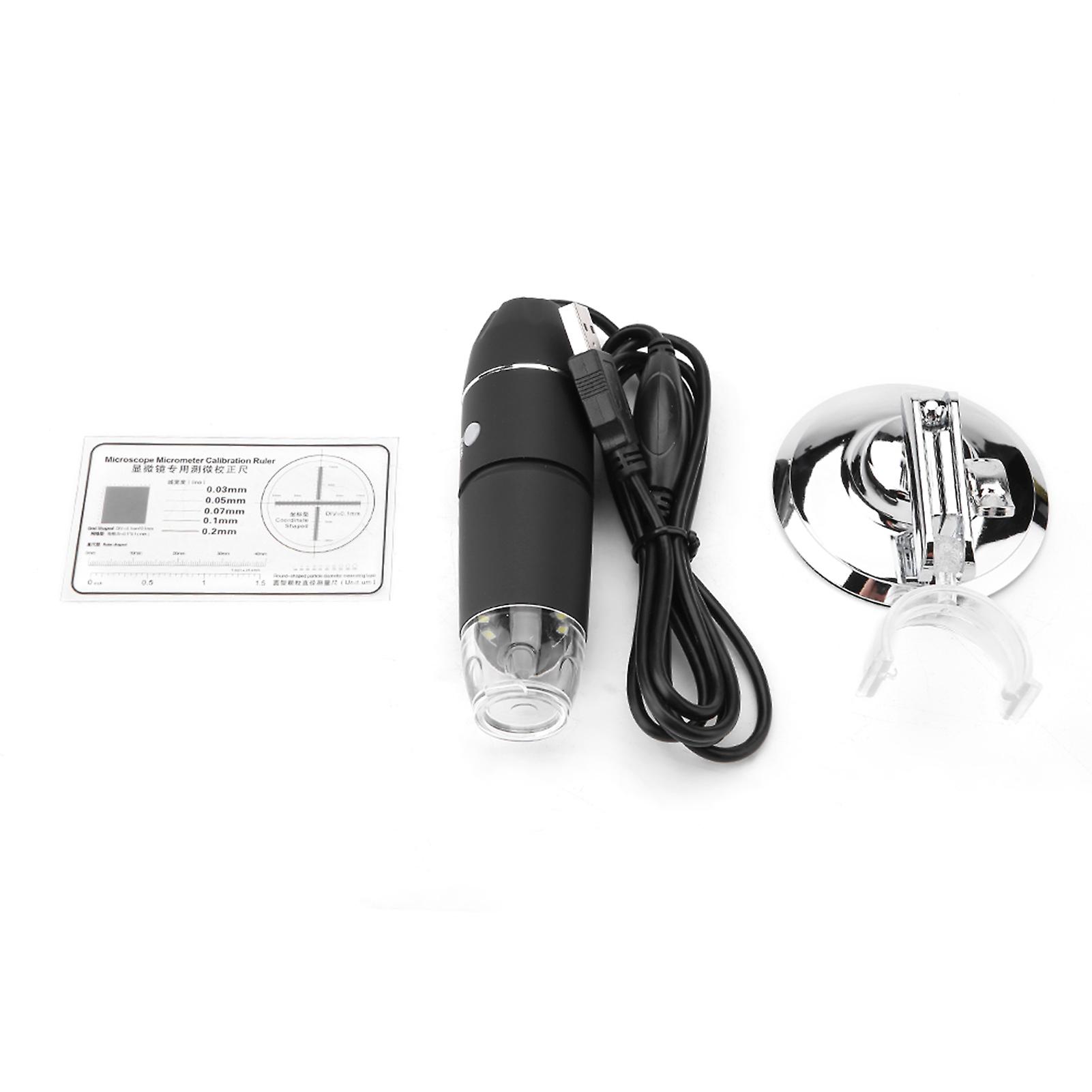 1600X Handheld Electronic Microscope 2MP HD USB Digital Magnifier with Adjustable Focus for Detailed Inspection and Education