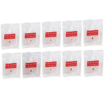 500pcs Nagelspets Konstgjorda Falska Naglar Platta Professionella Nagelkonst Tips Manikyr Tips