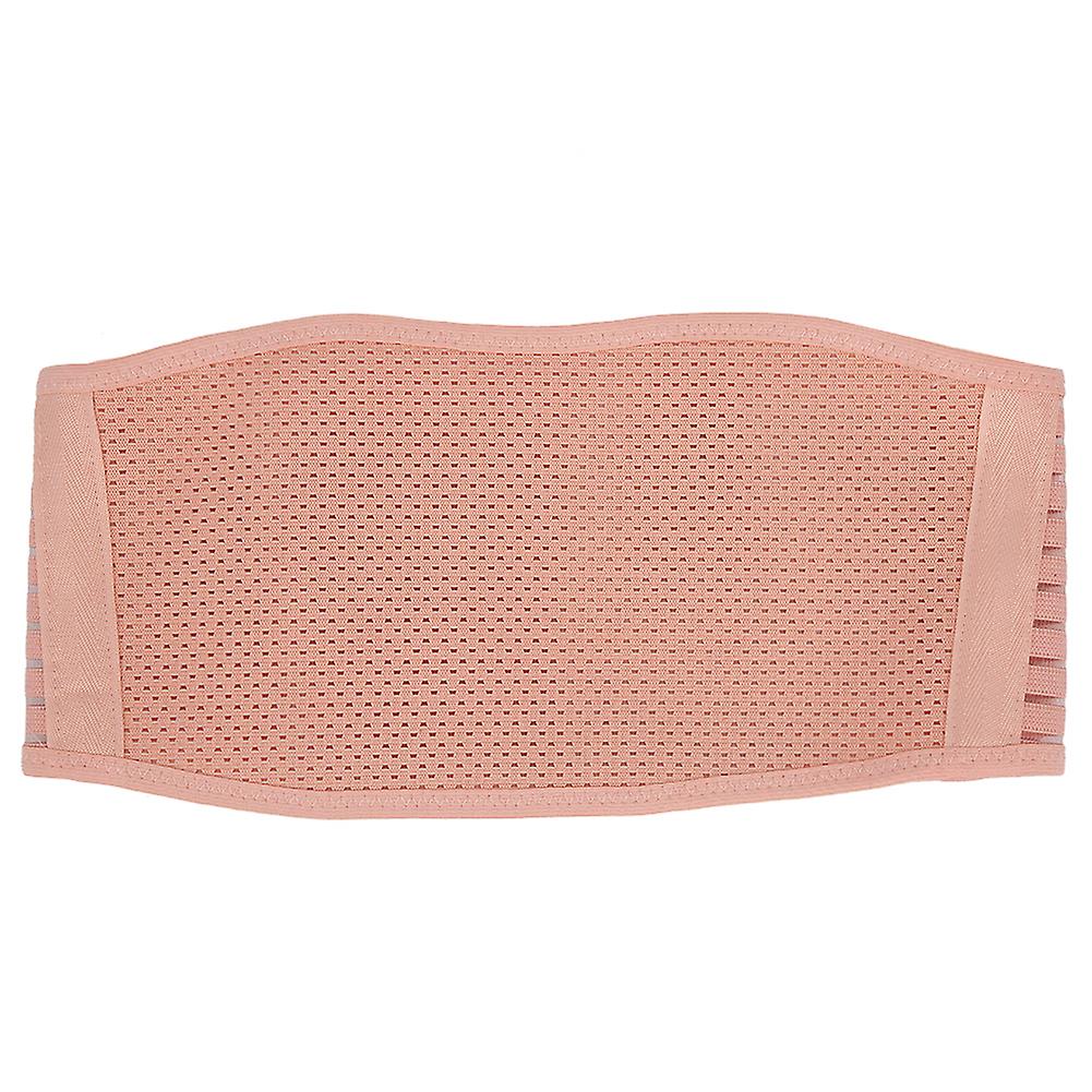 חגורת לידה חגורת תמיכה מתכווננת נושמת גב בטן לנשים בהריוןורוד XL
