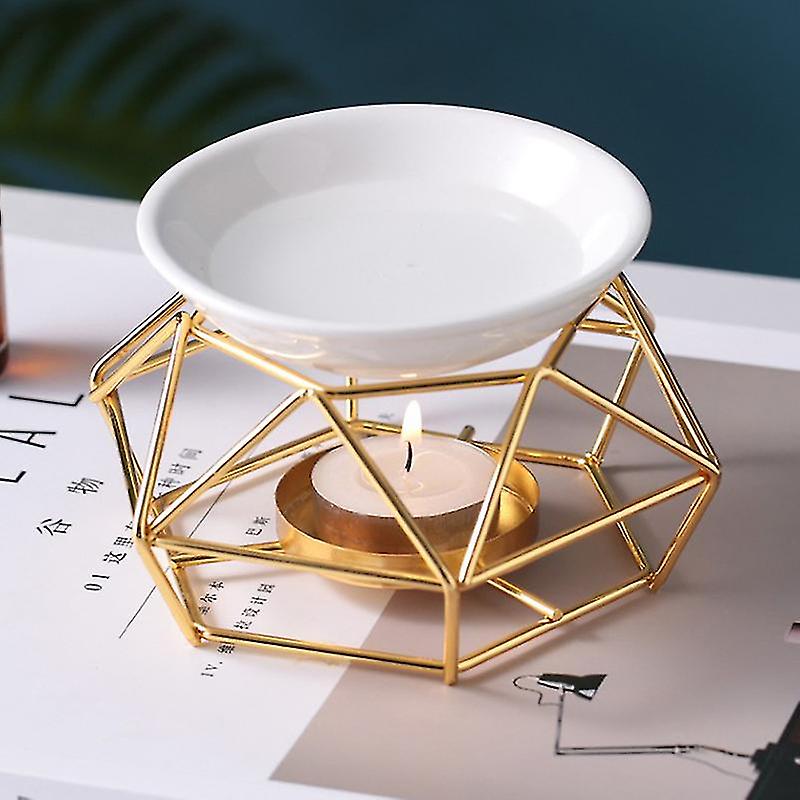 Durable Geometric Fragrance Essential Oil Burner Incense Diffuser Warmer Tools