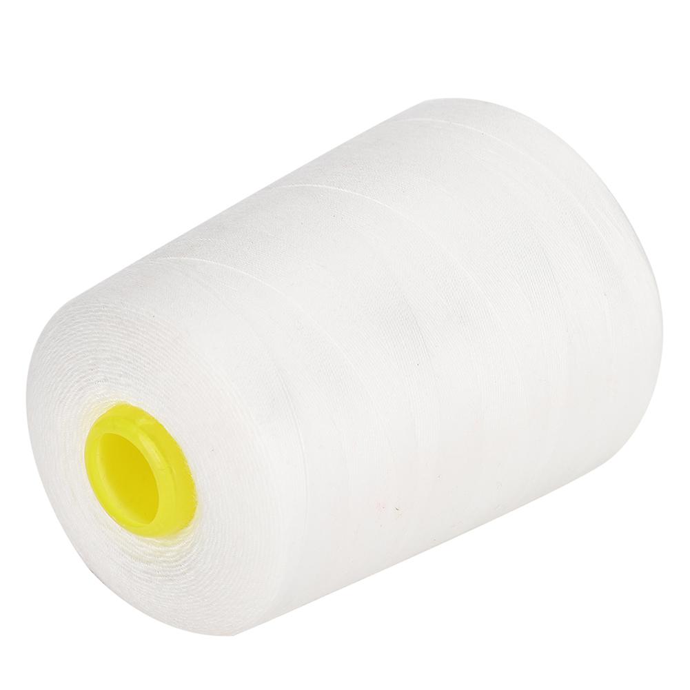 8000 Yards High Grade Polyester Sewing Machine Thread White