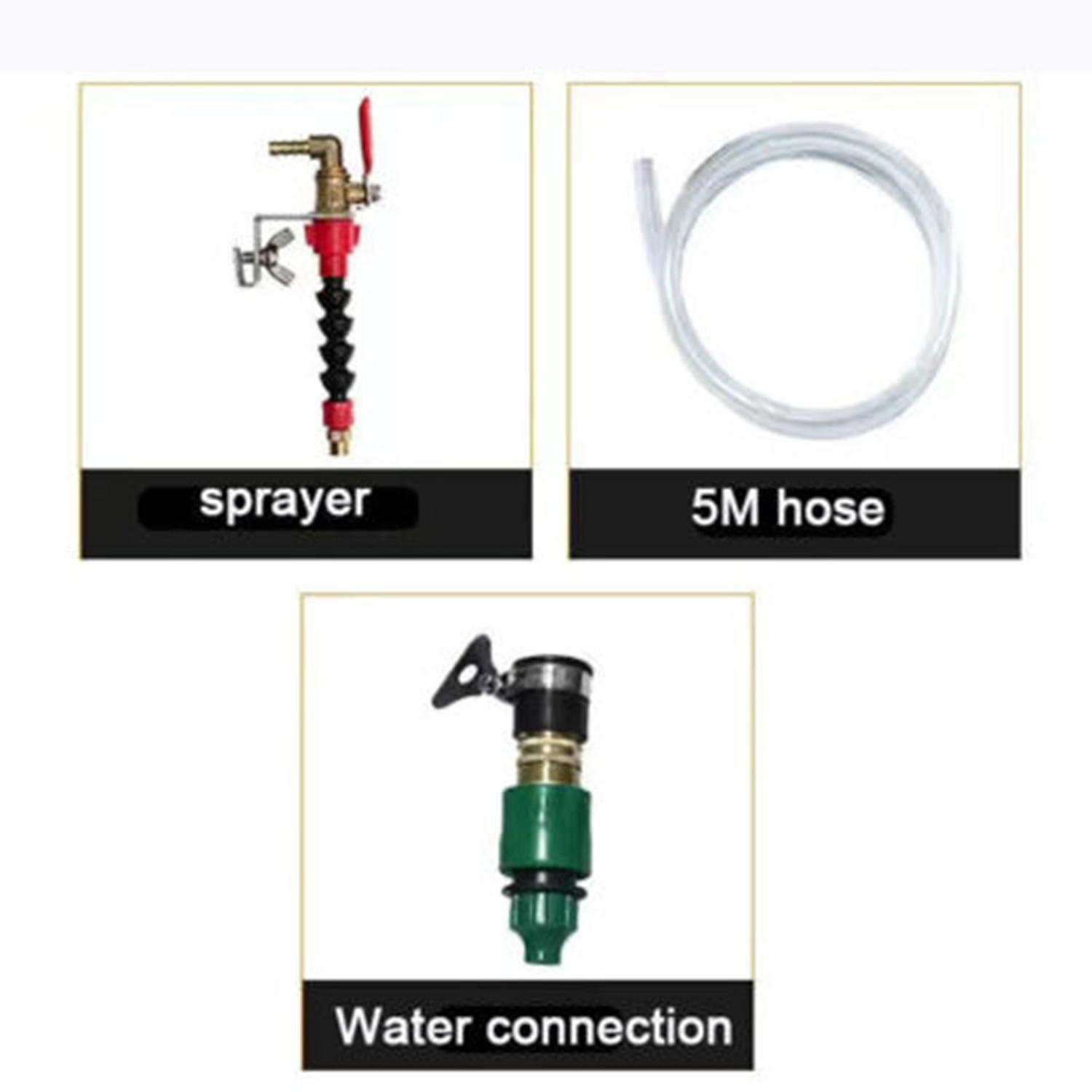 Red Cutting Machine Water Sprayer - Dust Remover & Coolant Misting System