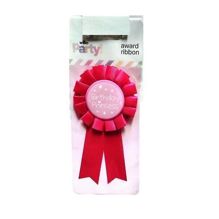 Wilko Princess Happy Birthday Award Ribbon (Pack of 5)