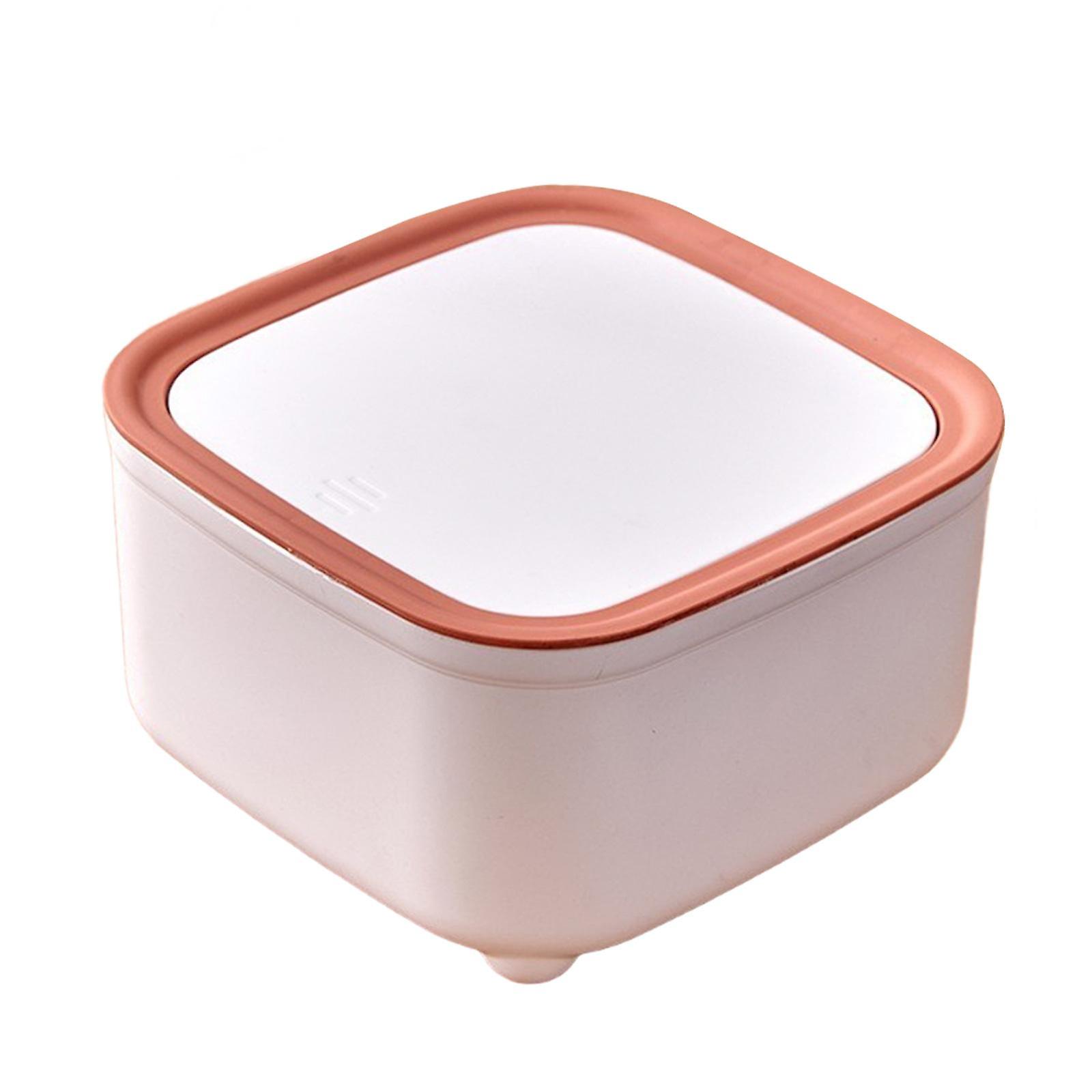 Press Type Trash Can Garbage Bin Versatile Garbage Can Wastebasket Press Type Waste Bin for Household Desk Study Home Office