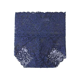 Veeki Womens Lace Underwear High Waist Panties Sexy Set 3-Pack, Dark Blue, XL