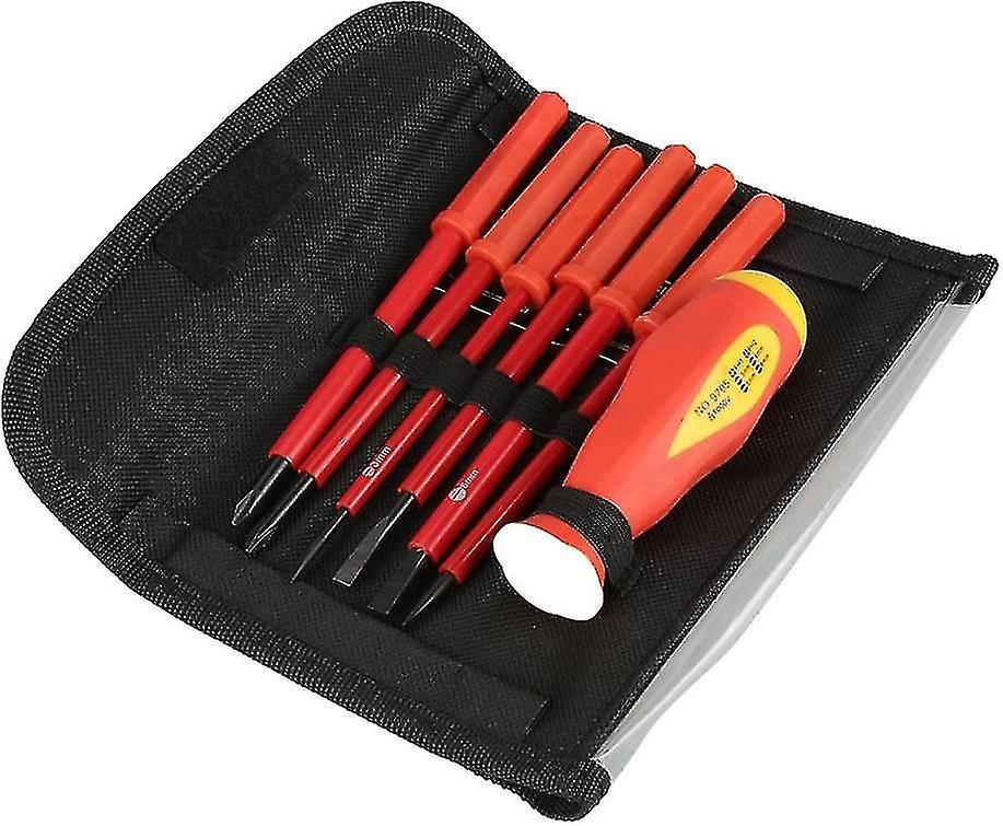 Multifunction Insulated Electrician Screwdriver Set - 7pcs