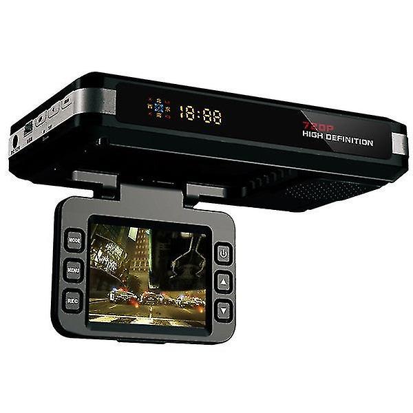 Str8500 Hd 720p 30fps 2.0 Inch Lcd Radar Detector Dvr With Laser + Gps Logger, 120 Degree View Angle, Support Russian Voice
