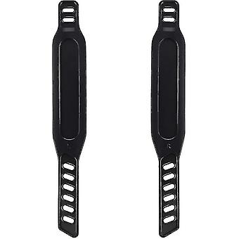 Exercise Bike Pedal Straps, Heavy Duty Adjustable Length Universal Pedal Strap Fits Most Bike Pedals Exercise Bike Bicycle Cycle For Home Or Gymblack1