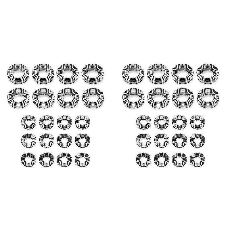 Wltoysの144001 144002 124016のRcの車の部品のための40pcsのボール軸受けセット