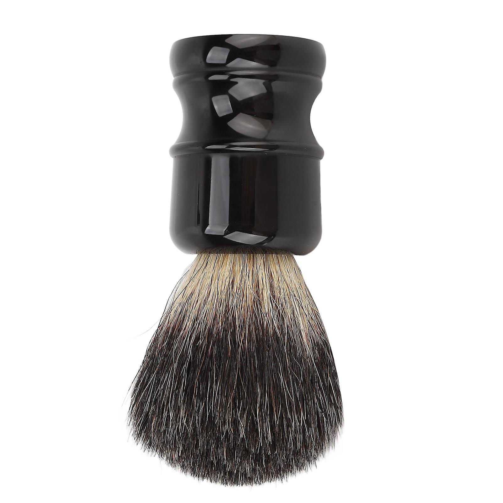 Men Handle Shave Brush Soft Portable Residue Removal Comfortable Grip Bread Shaving Tool for Salon