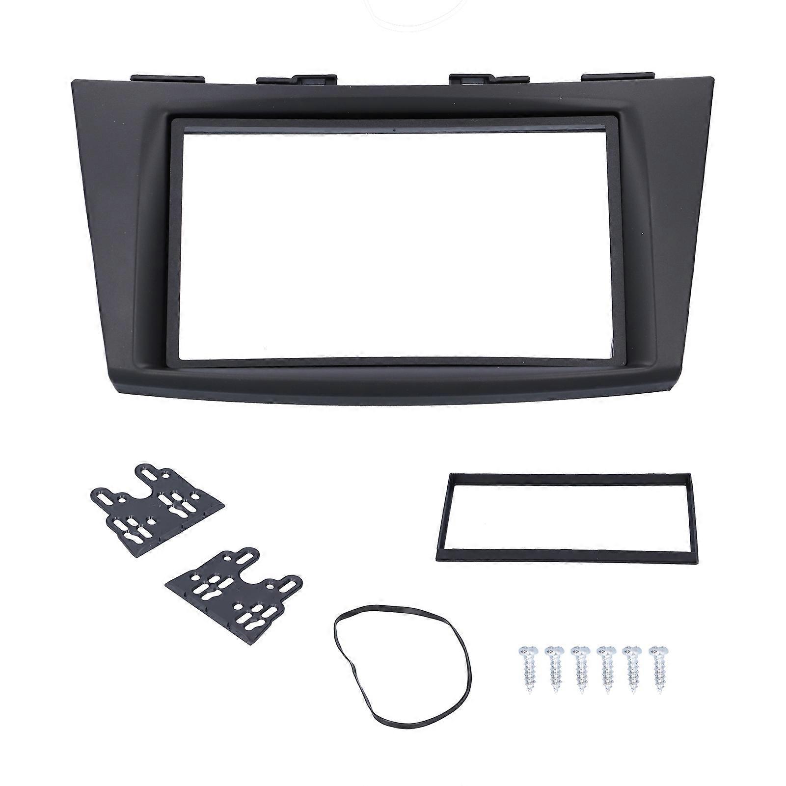 2Din Center Control DVD Fascia Stereo Radio Navigation Panel Frame Trim Fit for Suzuki Swift 2012