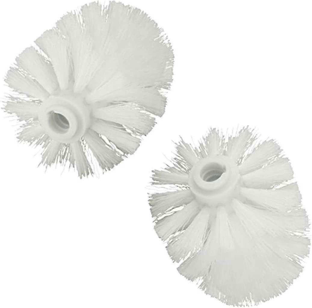 Replacement Spare Bathroom Accessory Plain Plastic Toilet Cleaning Brushes Head