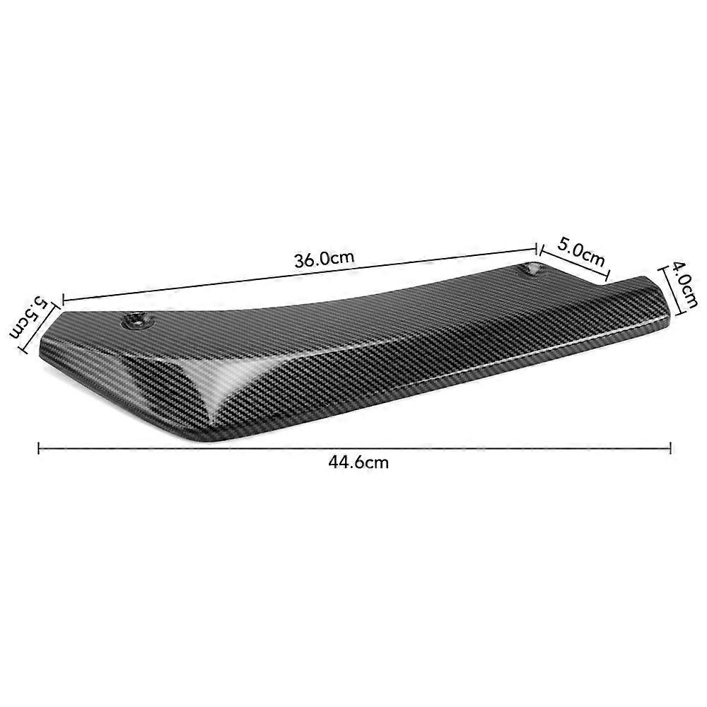 Carbon Fiber Rear Bumper Lip Diffuser & Splitters – For Honda Civic – Aggressive Racing Look