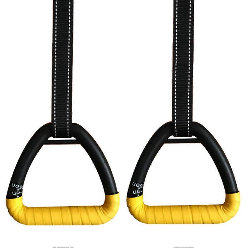 2Pcs Gymnastic Ring Portable Gymnastic Ring Gym Shoulder Strength Home Fitness Training Equipment-2