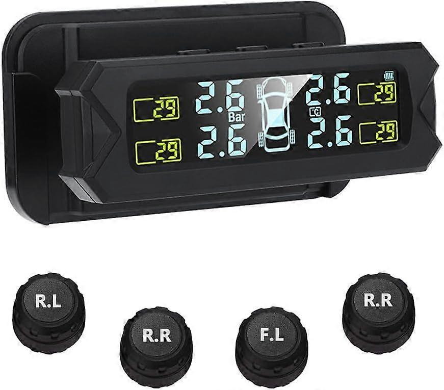 Tire Pressure Monitoring System TPMS Wireless Solar TPMS Tire Pressure Monitor System