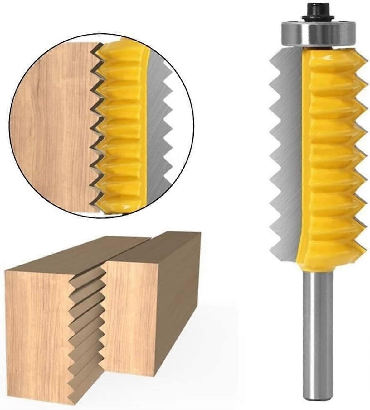 8 mm Shank panneau surlev  V  Bits joint entures Colle Fraise for bois Tenon