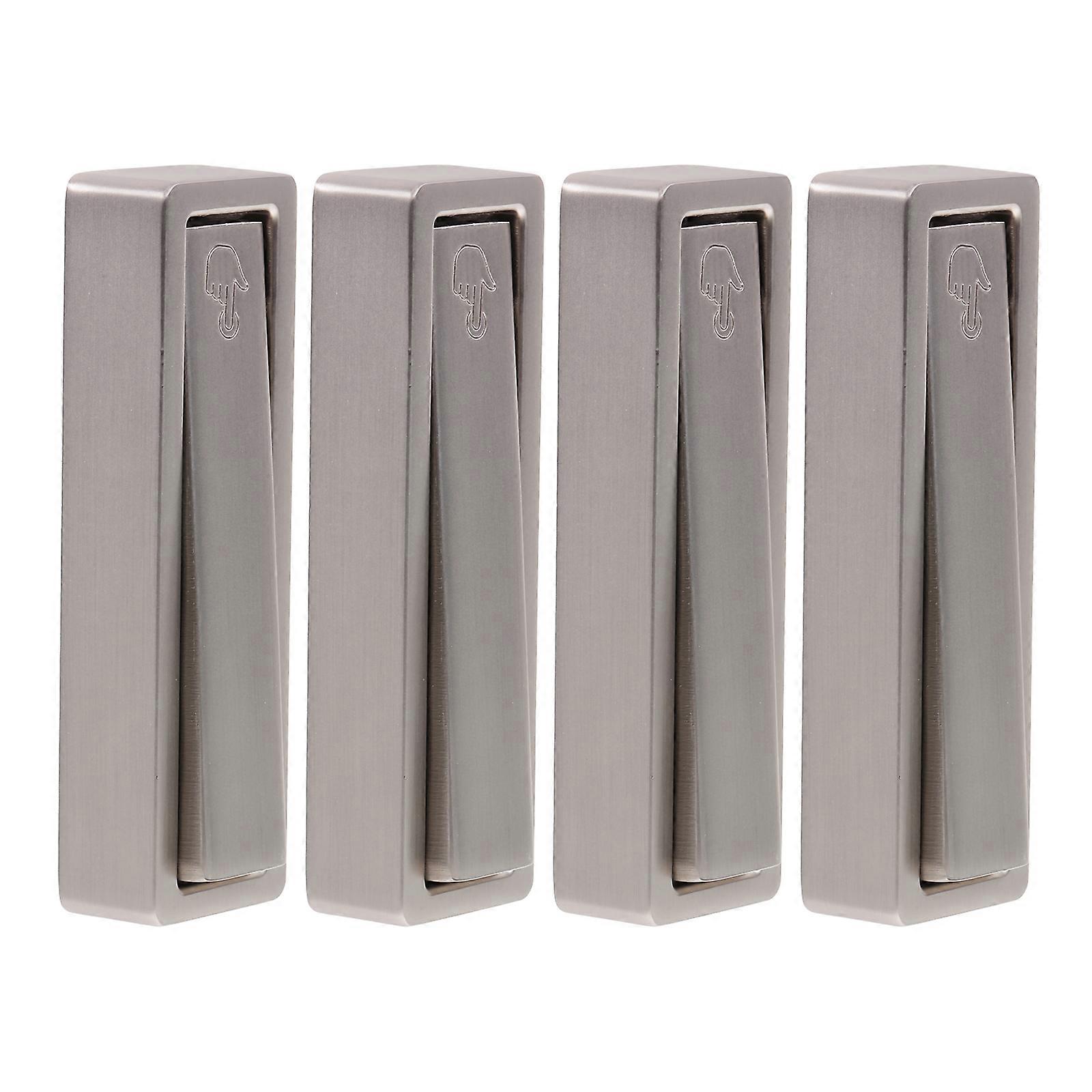 4pcs Folding Wall Hooks Folding Hooks Coat Bags Backpack Towel Hanging Hooks Wall Mounted Hook