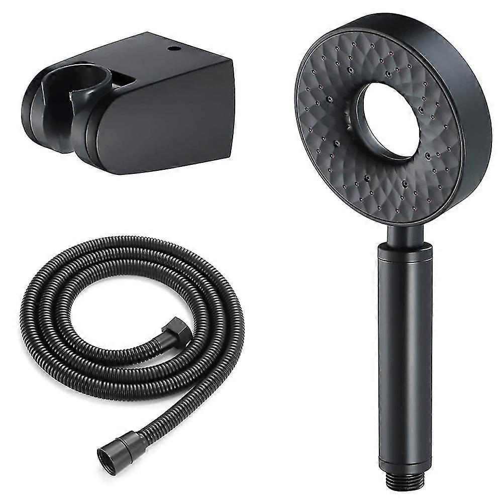 Handheld Shower Head Set Abs Water Saving 3 Functions Hand Shower