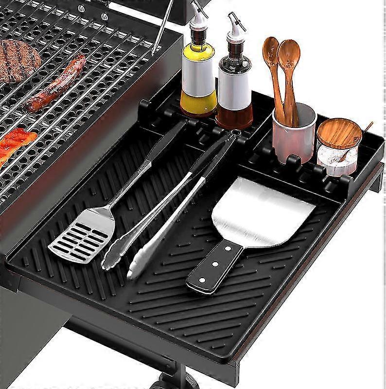 Silicone Grill Mat, Silicone Griddle Tools Mat with Drip Pad