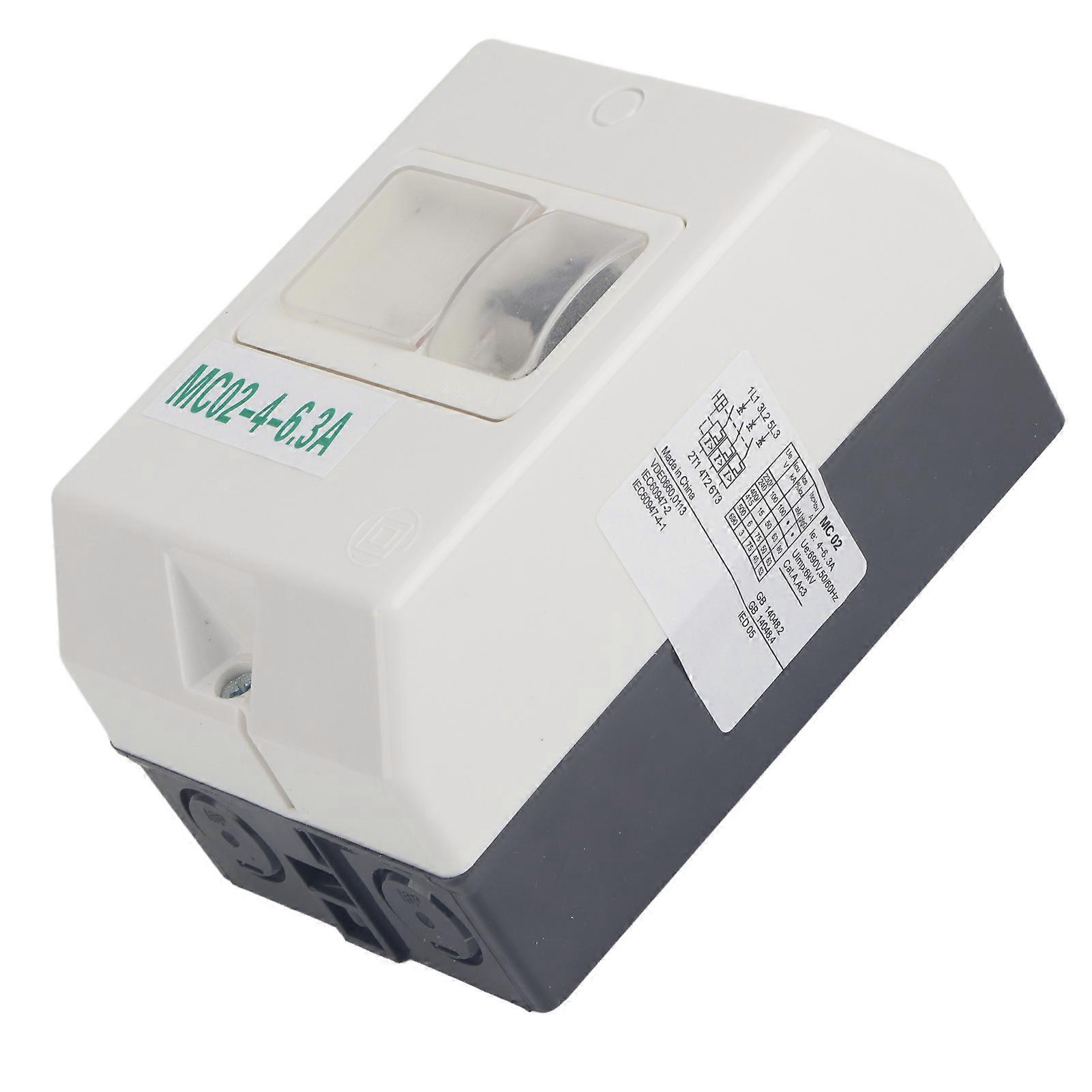 Motor Protection Switch ABS Waterproof IP55 Load Conversion Circuit Breaker 220V 380V