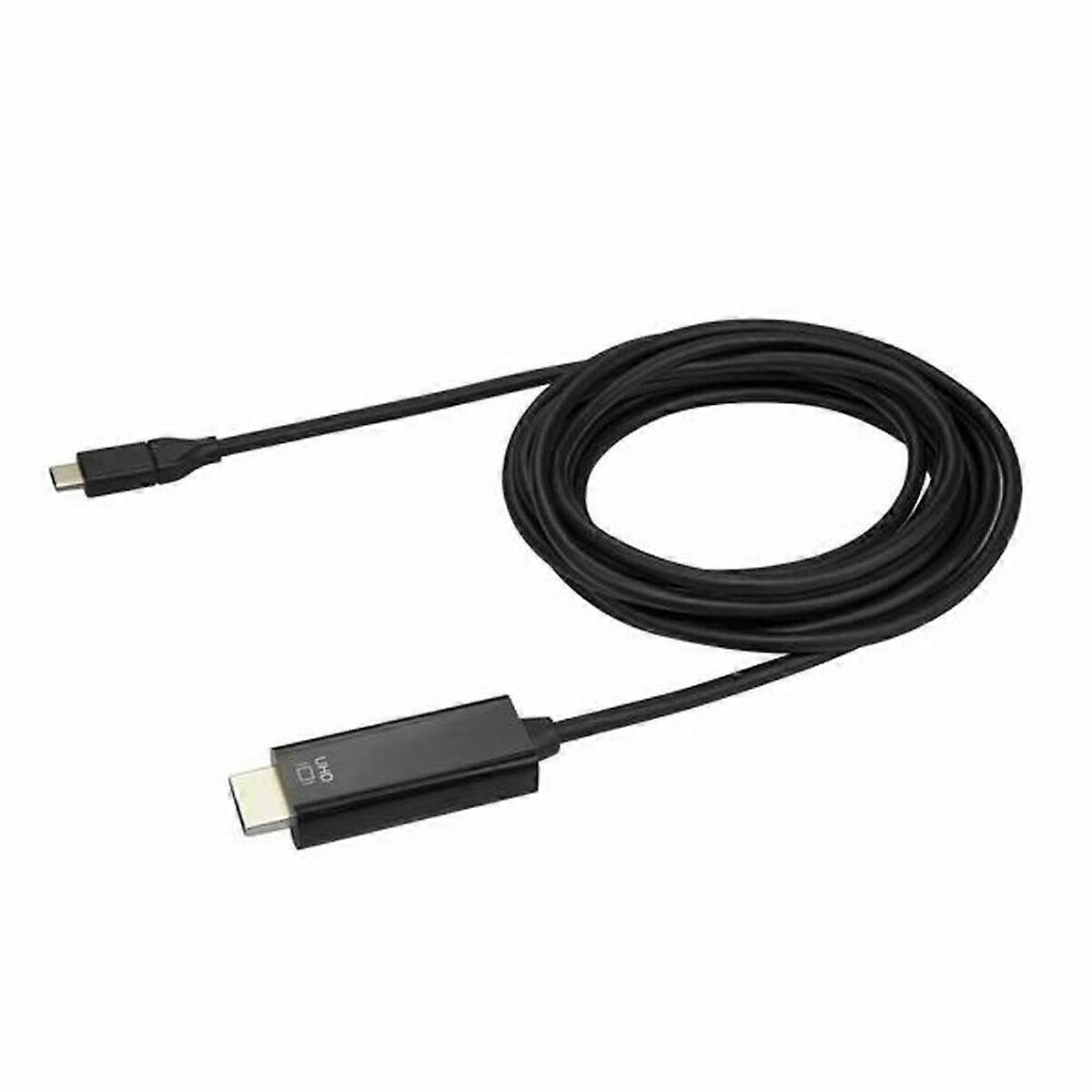 USB C to HDMI Adapter Startech CDP2HD3MBNL  Black 3 m