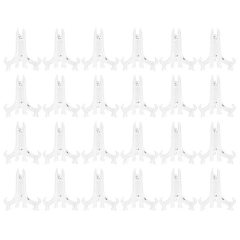 24pcs easel plate stands mini display holder rack kitchen plate holders