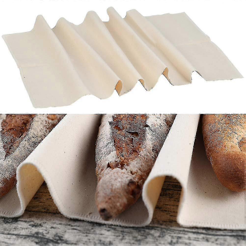 Stor bagerklud, professionel korrekturklud, brødtætsende klud - 45 x 75 cm brødgæret klud Linnedtætsklud