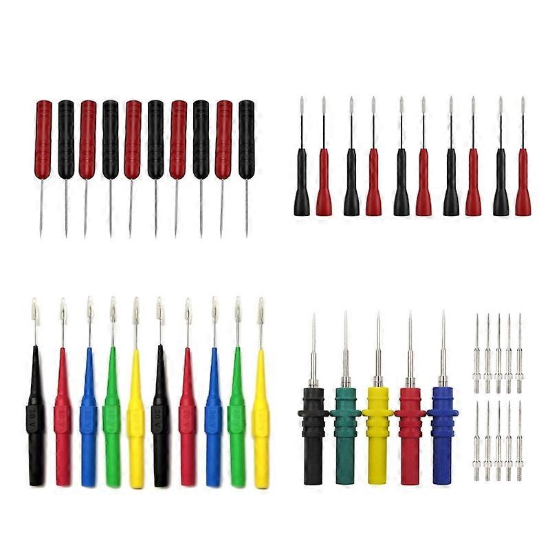 Test Leads Pin Flexible Test Probe Tips 07mm Connector Multimeter Needle