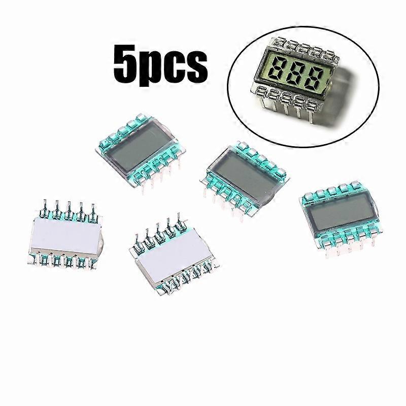 10PIN TN Positive 3-Digits Segment LCD Panel 30V Digital Tube Display LCD Segment Code Screen