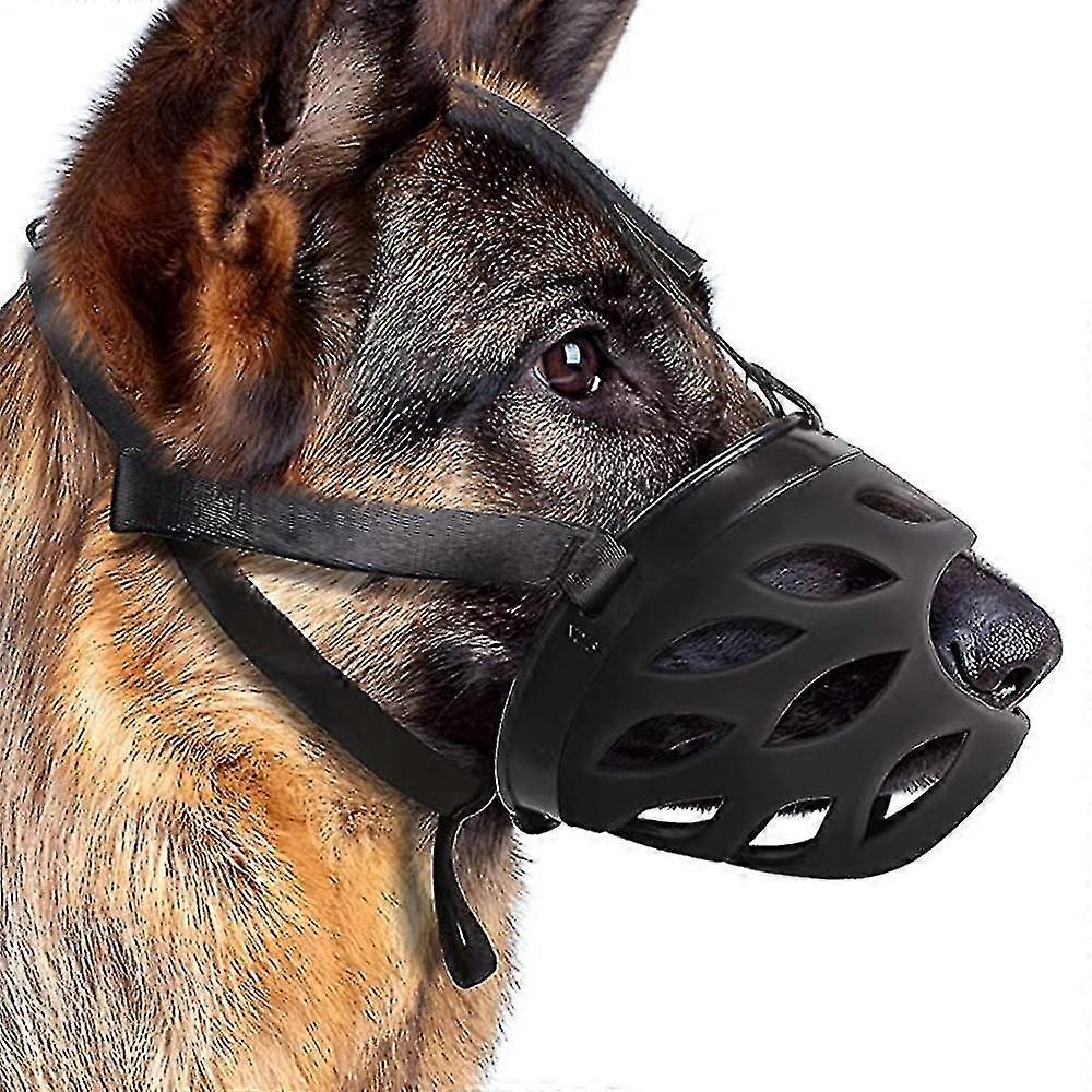 Dog Muzzle Cover,Breathable Basket Muzzles For Small,Medium,Large Dogs