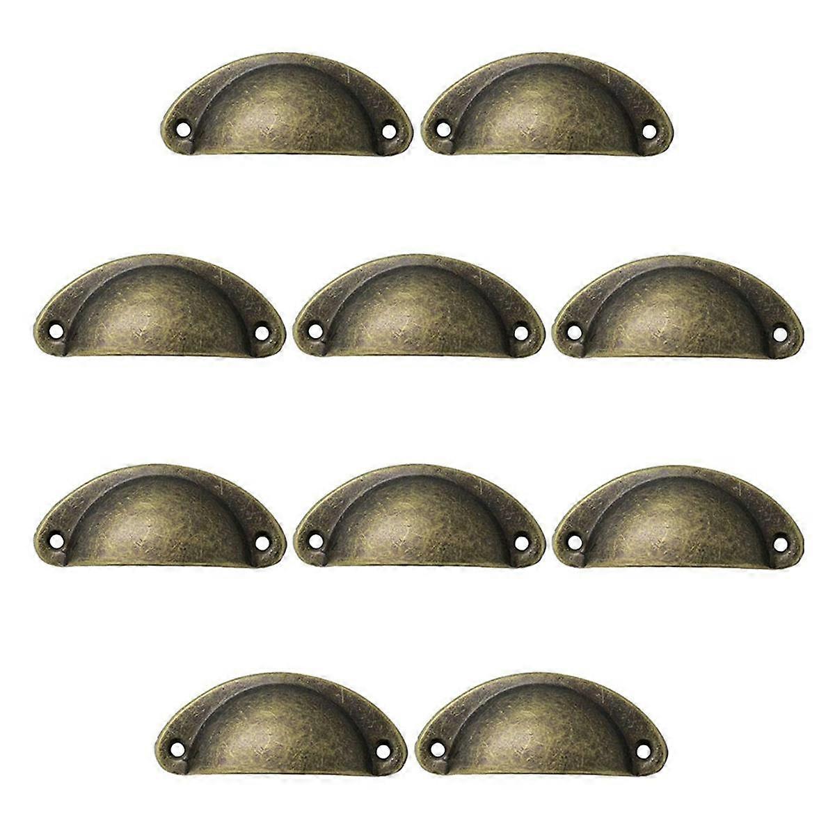 40PCS Handles Drawer Handles Cabinet Door Handle Drawer Antique Shell Pull Dresser Drawer Cupboard