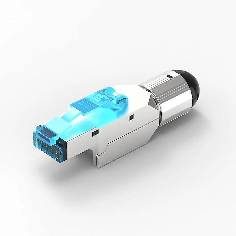 Cat 8 Connector RJ 45 Terminal Ethernet Crimp-Free Shielded Network RJ45 Plug High Speed Resuable Cat8 Cable internet Adapter