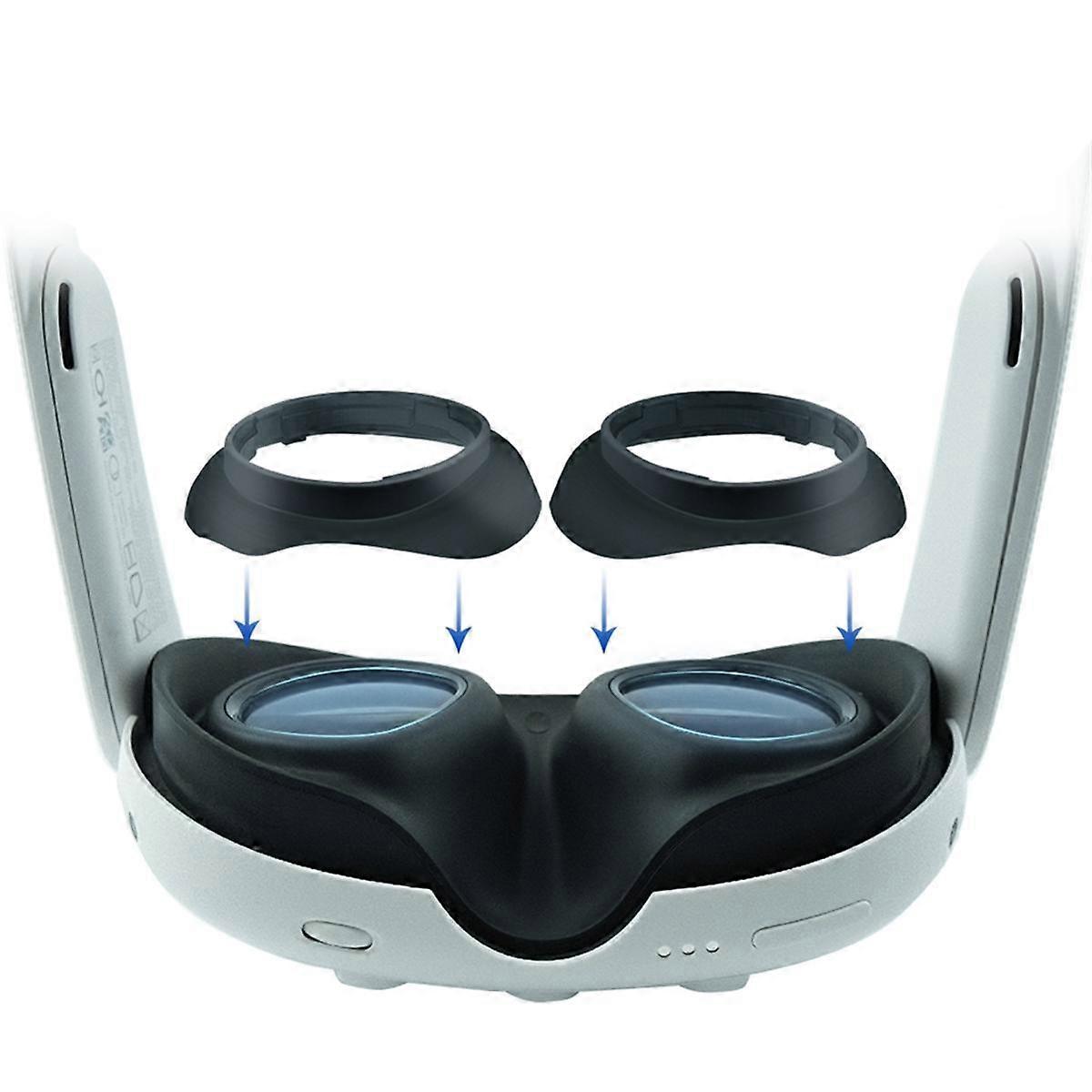 For 3 VR Magnetic Eyeglass Lens Frame Quick Disassemble Clip Lens Protection for (Without Lens)