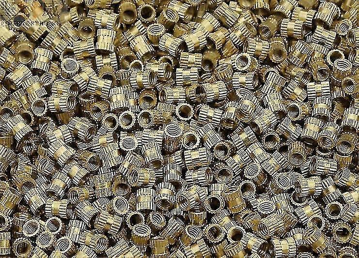 100pcs Through Knurled Nut M2*5*3.5*through Hole