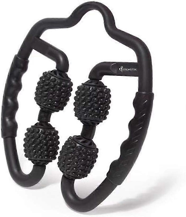 前腕、肘、手、腕、脚の筋膜および筋膜リリース、深部組織セルフマッサージのためのトリガーポイントローラーマッサージ