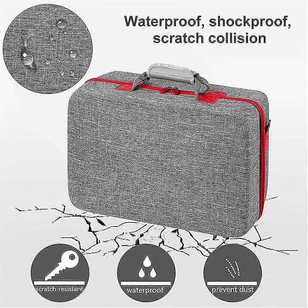 Protective Travel Storage Bag Game Console Controller Headphone Waterproof Hard Shell Carrying Case