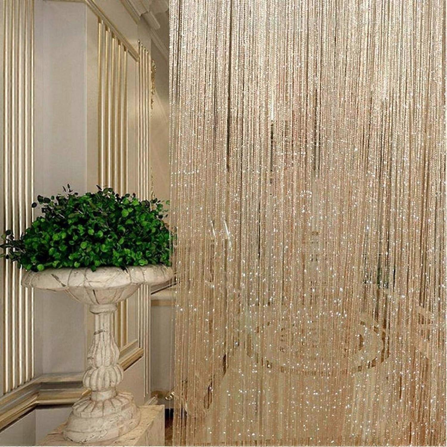Decorative Usi String Perdele Cameră Divider de lux Home Decor String Perdele Fly Ecran de nunta