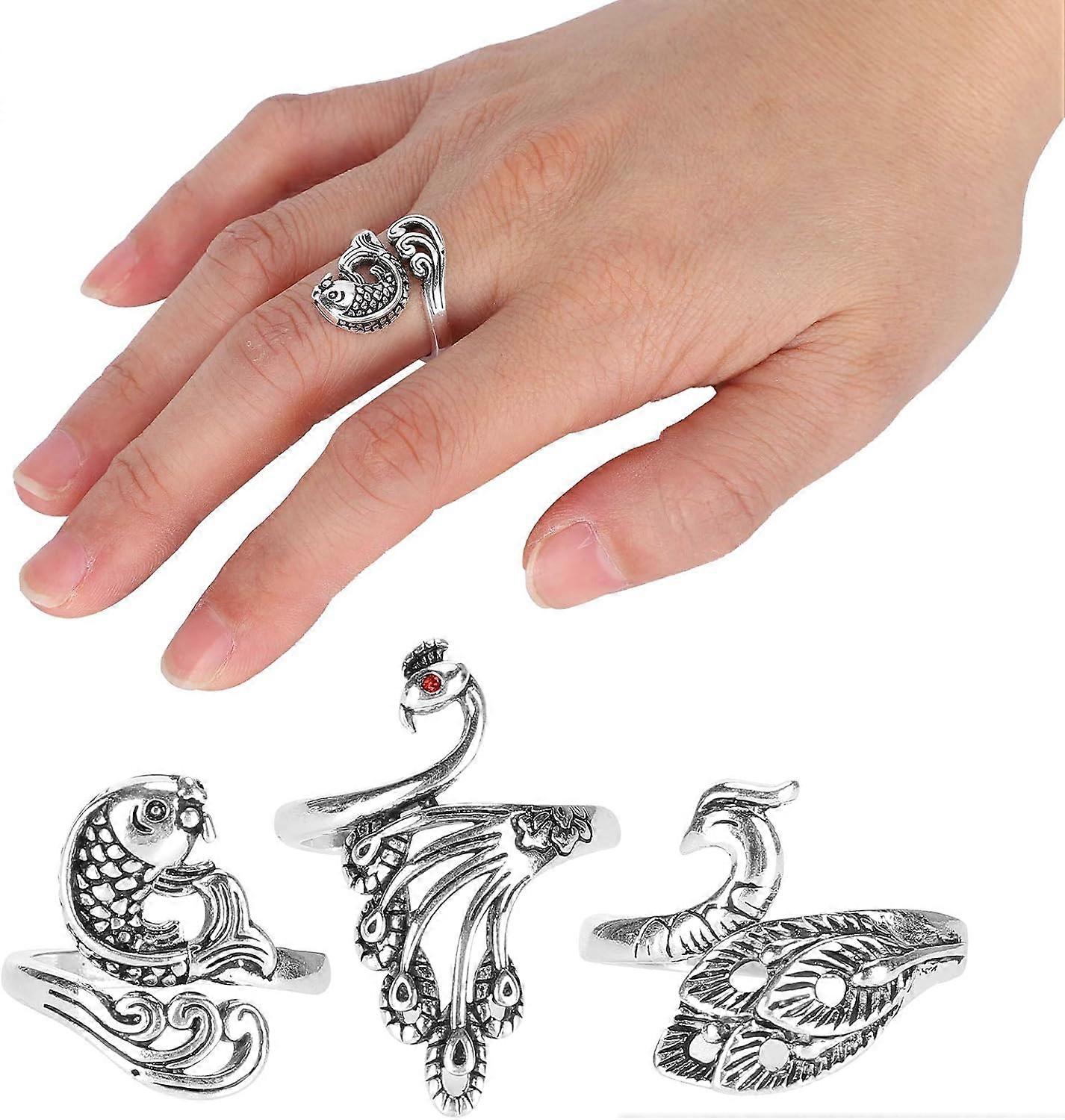 3pcs Crochet Hooks Adjustable Loop Knitting Ring Hook Loops Yarn