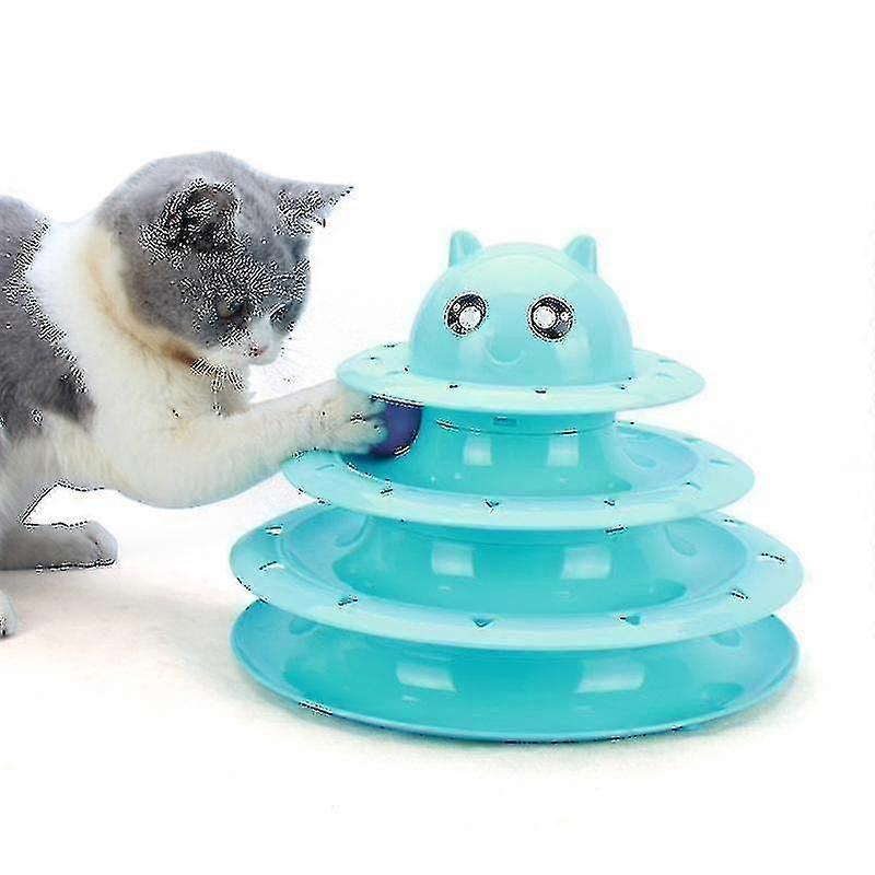 Cat Toy Cat Turntable Ball -layer Cat Tower()