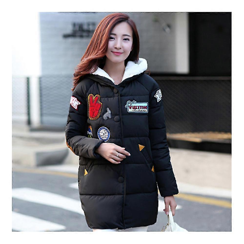 Women's Down Coat Thick Mid-length Cotton Coat