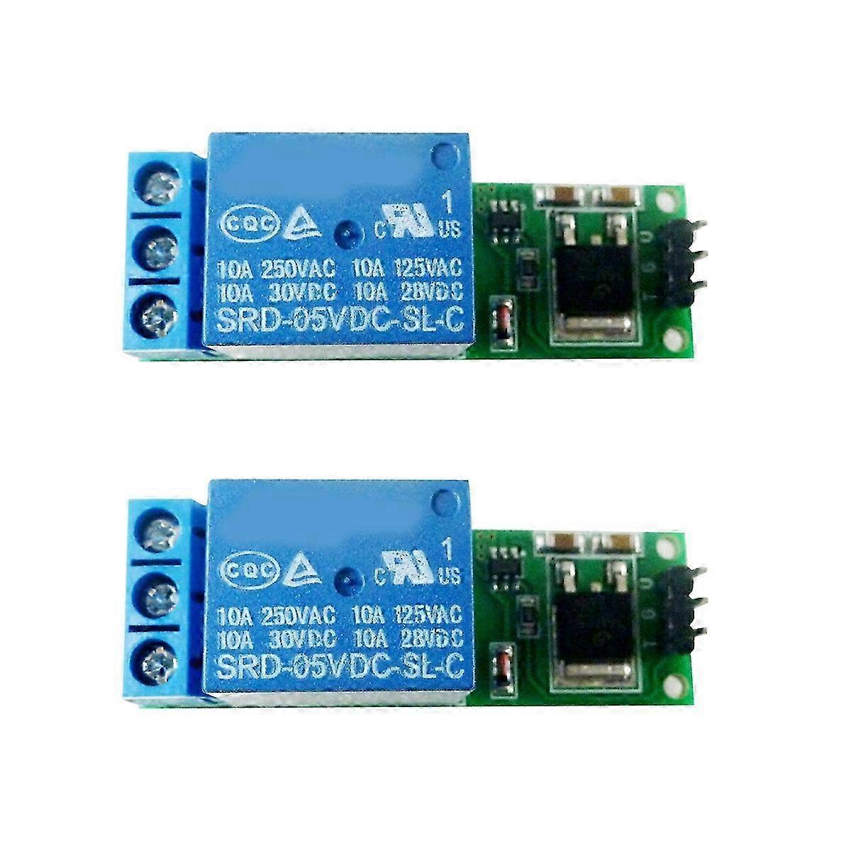 2PCS-relemoduuli IO25B01 1-kanavainen 6-24V itselukittuva rele liipaisimen lukitusrele bistabiili matala pu