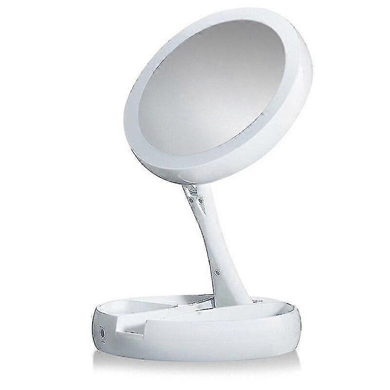 Foldable Led Light Makeup Mirror Adjustable Usb Led Mirror Table Cosmetic Mirror