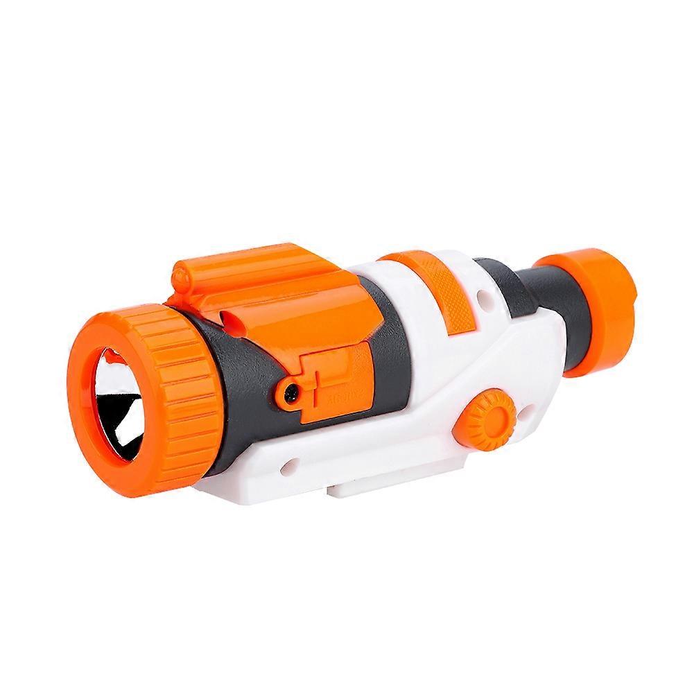Plastic Detachable Flashlight Scope Attachment Stock Mount for Modify Toy